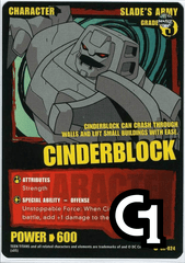 Cinderblock (with special ability) - Unlimited